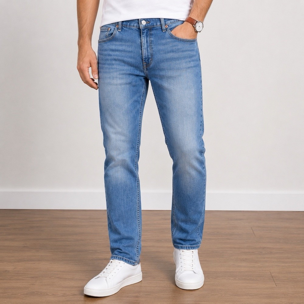 Levis 511 Jeans Mens 38x30 Slim Fit Light Wash Denim Stretch Pants